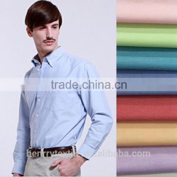 Super fine denier/cotton blended yarn dyed oxford fabric use of shirt