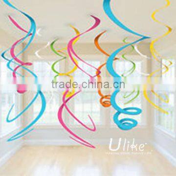 1st birthday tissue paper swirl decoration for baby shower decoration