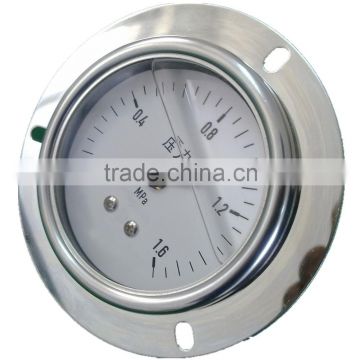 Glycerin filled pressure gauge manometer oil filled pressure gauge manometer