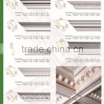 PU Good Price Beautiful New Modern Decorative Polyurethane Crown Moulding photo-3