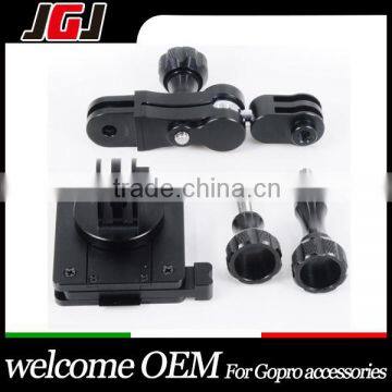 JGJ OEM Rotating Head Helmet Self Kit with 360 Degree Rotate for Go Pro