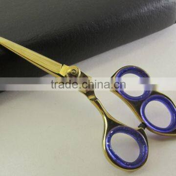 Gold Color Barber scissors Free Shipping 50 Pieces