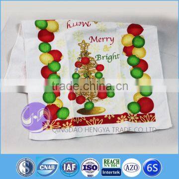 china supplier custom printed christmas wholesale kitchen towel