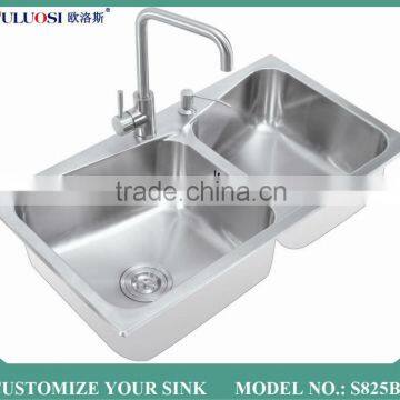 Popular Asia Short-time Delivery Welding Bathroom Sink Consoles S825B