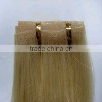 remy skin hair weft