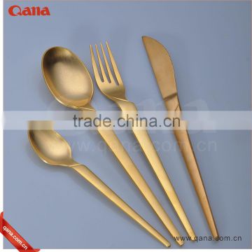 gold plated cutlery, gold cutlery set,flatware set with gold wholesale                        
                                                Quality Choice