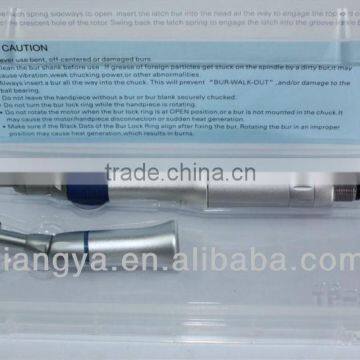 Dental units with competitive price low speed handpiece straight head contra angle air motor