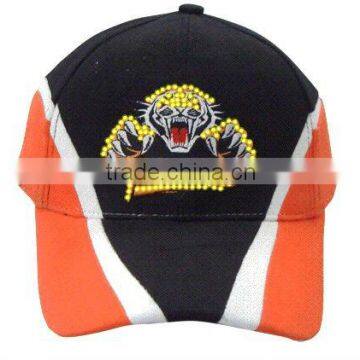 new style advertising&promotional embroidery fiber optic flashing party cap