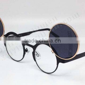 2016 New Fashion Sunglasses Flip Up SUNGLASSES Copper Frame MIX Age And Fashion Sunglasses Style