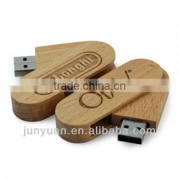 custom gifts wood twist pendrive 4gb