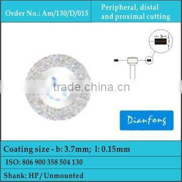 13mm full coated solid HP shank dental diamond disk