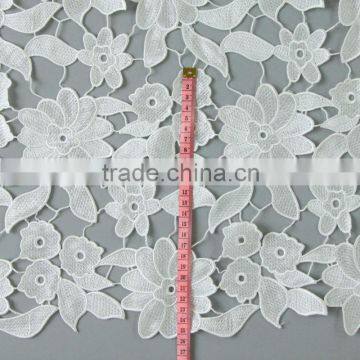 schiffli embroidery designs;polyester mesh fabric