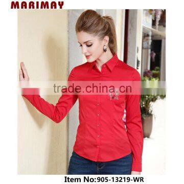 2015 New Design for Formal Blouses Pictures Formal Shirt for Girls photo-5