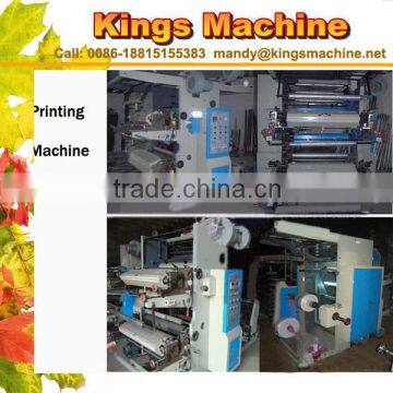 2 Colors Letters Press Type Flexo Printing Machine