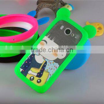 Silicone New Ring 3D Cell Phone Case