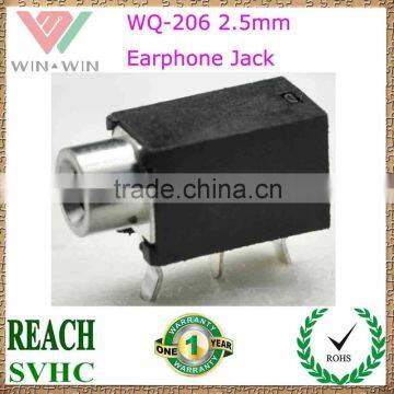 WQ-206 2.5mm DIP earphone jack