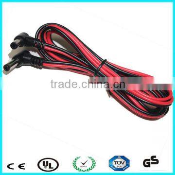 5.5 2.1 mm male right angle dc power cable