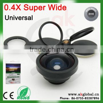 2014 New Product High quality 0.4X Super Wide Angle universal hook mini door peephole camera lens