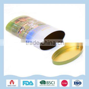 Oval Metal Tin Box for Delicious Caramels Packaging photo-5