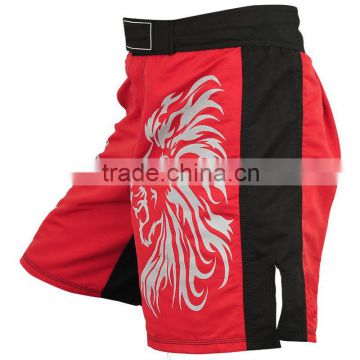 breathable and tear resistant MMA Shorts, full sublimation lightweight MMA shorts