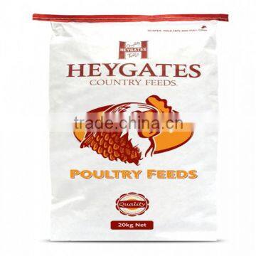 Hebei chicken feed bag 25kg poultry feed woven bag 40lb wholesale