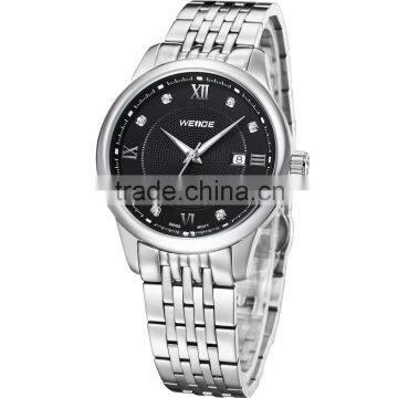 WEIDE Full Stainless Steel Wrist Watch High Quality Quartz Watches Men photo-3