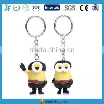 Creative Evade glue minions keychain/creative cartoon minions keychain