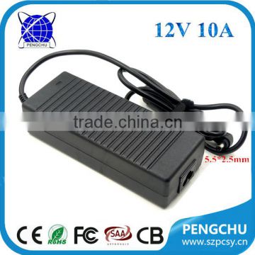 12V 10A Led Power Supply 120W AC to DC Transformer