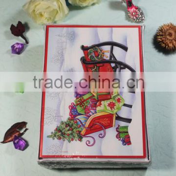 Beautiful Christmas Greeting Card With Envelope