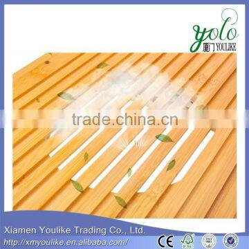 Heat Dissipation Design Home Bamboo Folding Desk Bamboo PC/computer Desk photo-3