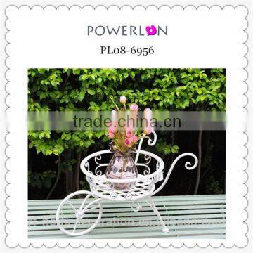 Metal Flower Stand Designs with Wheel