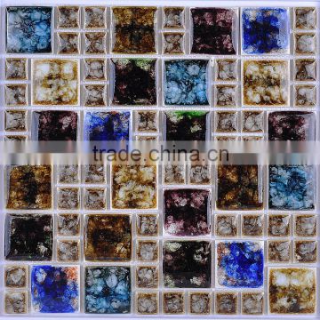 Ice Crack Multicolor Ceramic Mosaic Tile