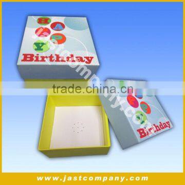 Happy Birthday Musical Gift Hard Paper Boxes, Happy Birthday Creative Paper Packaging Boxes