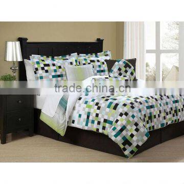 Colorful microfiber printed quilt printed bedding set BR-815