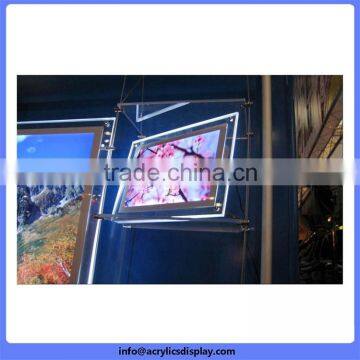 Factory professional poster acrylic led light box