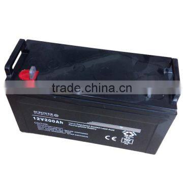 Solar Gel Battery 12V 200AH Performance Power Professional Batteries