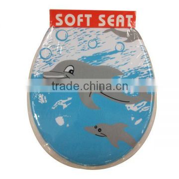 european Size dolphin Printing toilet seat cover