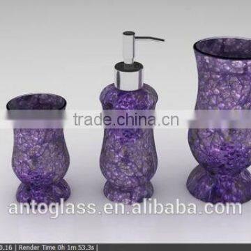 glass bath sets