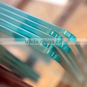 Tempered glass, glass tempered for building