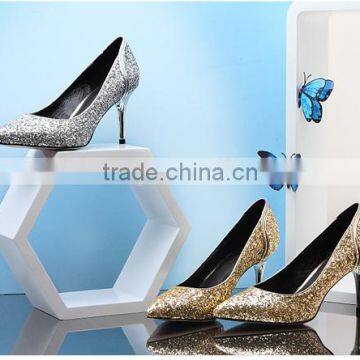 Glitter Fabric with TC backing popular use for fashionable ladies shoes ,handbags ,evening bag