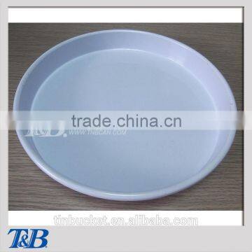Pure white colour beer tin tray