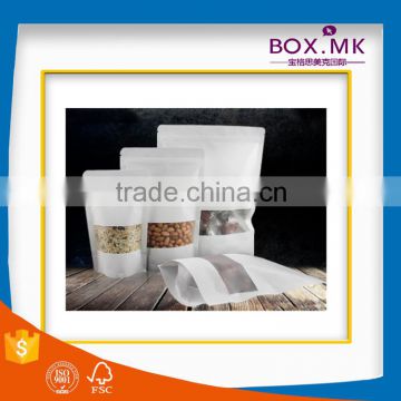 2016 Moisture Proof Zipper Top High Quality Kraft Paper Tea Bag