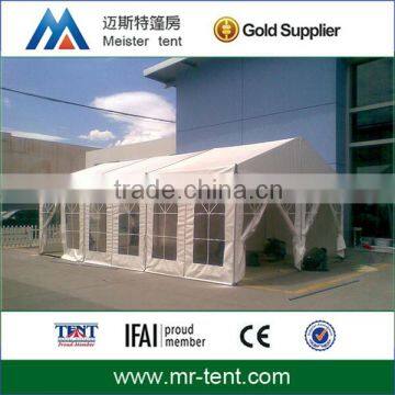 White church tent A shaped top tent for sale