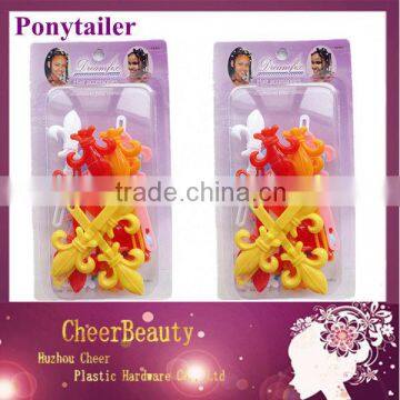 Hair accesories HA011/ plastic clip for hair extensions/ small hair extension snap clips