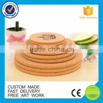 Fashionable Cork/rubber Table Mats Coasters Factory photo-2