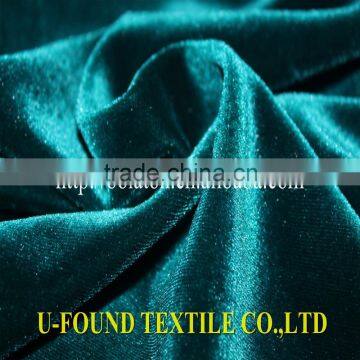 HIGH QUALITY 100% POLYESTER SPANDEX VELVELT FOR EVENING DRESS photo-2