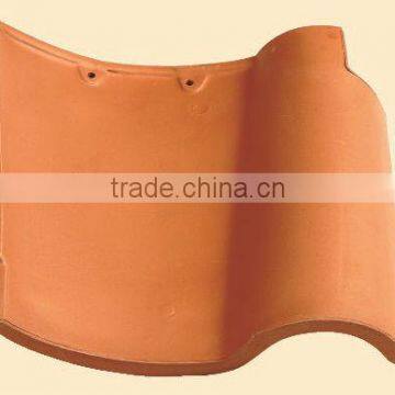 Red clay terracotta roof tile made in China