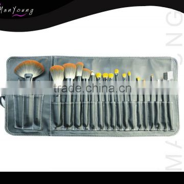 New style fashion 20pcs makeup brush set with cosmetic bag free sample