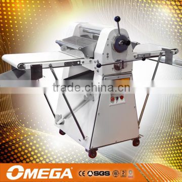 OMEGA manual dough sheeters used by small to medium sized bakeries