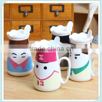 ceramic creative crown mug with crown design mug for decoration